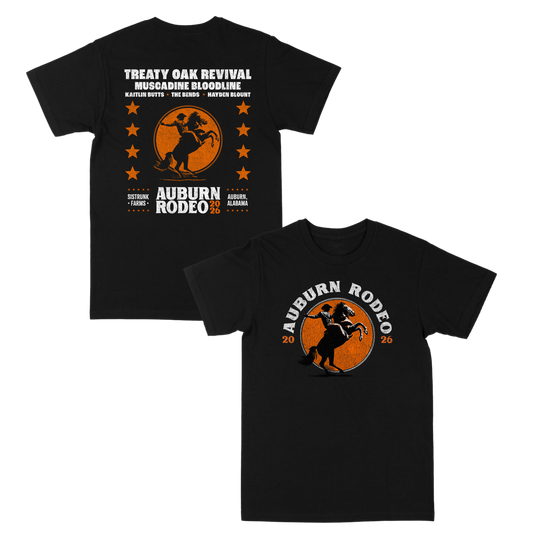 Auburn Rodeo Black Tee