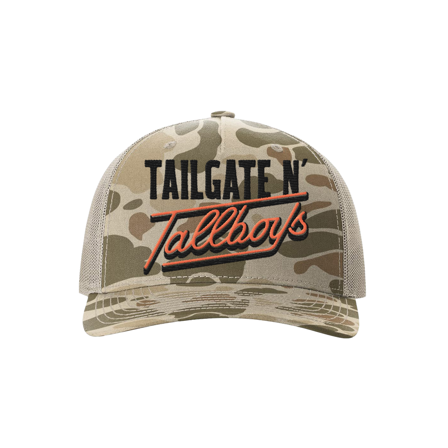 Lucky Lady Embroidered Camo Hat