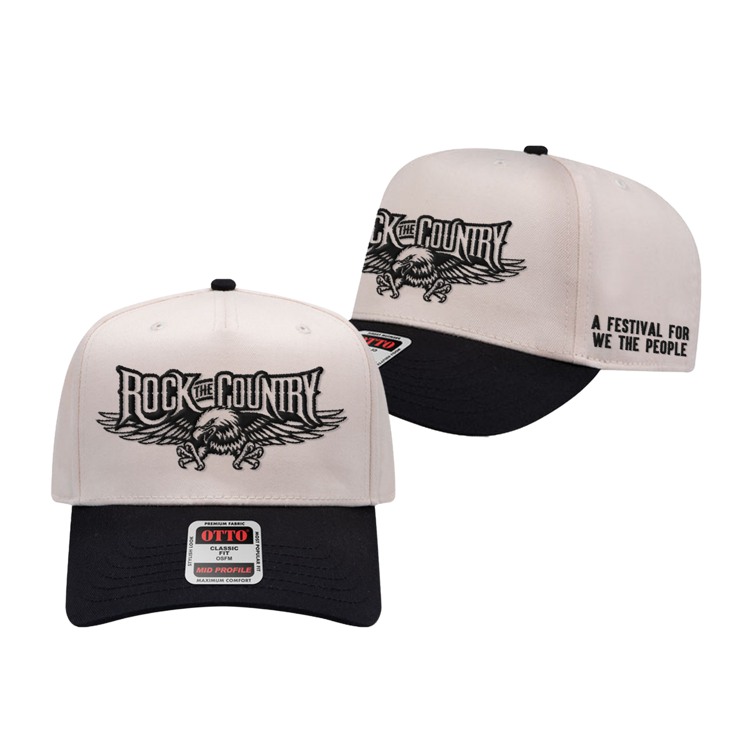 Rock The Country Wings Embroidered Hat
